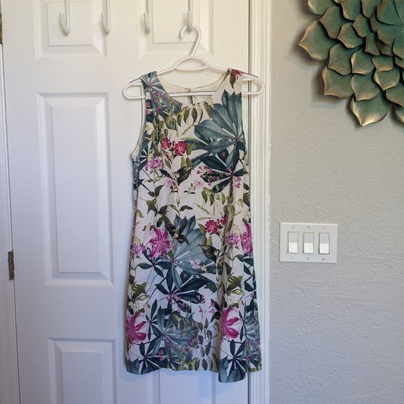 Tommy Bahama Dresses & Skirts - Tommy Bahama HERITAGE SILK Floral A-Line SUNdress | M | EUC | Sundrenched Ivory